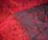 Żakardowy materiał obicie bordo glamour 120 x 140