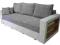 Sofa, Kanapa MODENA 2 z półką rozkładana, pojemnik
