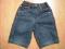Spodenki chłopięce jeans r. 122