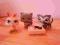 Littlest Pet Shop ZESTAW KOT Z SUSHI, KUNA, KRÓLIK