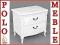 NOWA STYLOWA BIAŁA  SZAFKA NOWOŚĆ STYLOWE MEBLE