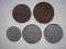 Rosja - zestaw 5 szt. carskich monet