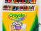 CRAYOLA Kredki Woskowe Świecowe 96 sztuk