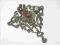Wisior XIX w. złoto brylanty 1,5ct rubiny 1,2ct