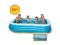 Basen dmuchany 305 x 183 cm INTEX 2w1