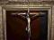 Mosiężny krzyż Krucyfiks Pan Jezus duży 45 cm