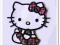 APLIKACJA TERMO, NAPRASOWANKA Hello Kitty Spódnica