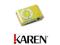 Odtwarzacz MP3 z klipsem żółty od Karen