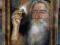 Portret Żyda Żyd na szczęście obraz pastel w ramie
