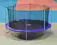 TRAMPOLINA OGRODOWA Z SIATKĄ+DRABINKA 366 12FT