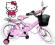 ROWER rowerek HELLO KITTY 16