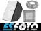 Softbox Powerlux ECO 60x60cm Podwójny Dyfuzor