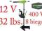 SILNIK ELEKTRYCZNY greenwor 12V 32 LBS 400W Wawa