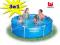 3w1 BASEN STELAŻOWY 244x61 cm BESTWAY ZESTAW 56045