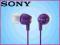 SONY MDR-EX10LP SŁUCHAWKI DOKANAŁOWE WKŁADKI W24H
