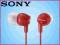 SONY MDR-EX10LP SŁUCHAWKI DOKANAŁOWE WKŁADKI W24H