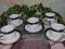 porcelana,serwis kawowy,kobalt