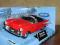 CHEVROLET BEL AIR `57 cabrio 1:34 WELLY czerwony