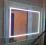 Lustro LED1PBU/90x70 NIE ZAPARUJE  Wł; Bezdotykowy