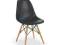 Nowoczesne krzesła krzesło Insp. Eames DSW czarne