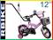 ROWER'EK BMX RBIKE first bike 12' JAKOŚĆ + GRATISY