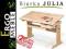 Biurko mlodziezowe dzieciece JULIA sosna nils