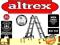 Drabiny drabina aluminiowa przegubowa 4x4 ALTREX