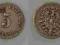 Niemcy 5 Pfennig 1875 C rok od 1zł i BCM