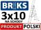 DRABINA ALUMINIOWA BRIKS 3x10 na schody [7,70m]
