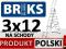 DRABINA ALUMINIOWA BRIKS 3x12+KÓŁKA+FS  [9,40m]