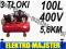 SPRĘŻARKA KOMPRESOR 100L 3 TŁOKI 400V 650L GERMANY