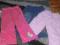 dlugie spodnie 122/128 jeansy princessa adidas