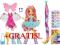 EQUESTRIA GIRLS FLUTTERSHY + akcesoria + GRATIS!