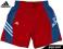 Spodenki ADIDAS,  czerwono-szare  -140 goga-sport