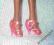 Buty dla lalki typu Barbie - RÓŻOWE BUCIKI