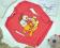 RESERVED koralowa BLUZKA GARFIELD r.146 (U667)