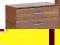 ŁADNA KOMODA Z 4 SZUFLADAMI BUDGET WALNUT