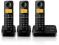 PHILIPS D205 TRIO TELEFON BEZPRZEWODOWY 3SŁUCHAWKI