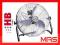 WENTYLATOR CYRKULATOR HB AC 4520S INOX 140W 46CM