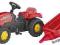 TRAKTOR NA PEDAŁY Z PRZYCZEPĄ 012121 ROLLY TOYS