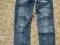 Spodnie jeans, jeansowe 128 cm