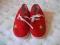 trampki czerwone JAK NOWE r. 19, długość 12 cm