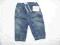 Spodnie GEORGE cienki jeans na gumce 0-3m 62cm