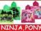 PONCZO PONCHO RĘCZNIK Z KAPTUREM NINJA PONY 60X120