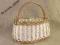 WIKLINOWY KOSZ KOSZYK ZAKUPY PIKNIK PLAŻE