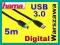 KABEL USB 3.0 A-B 5m HAMA *SKLEP WARSZAWA*