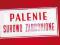 Tablica  informacyjna PALENIEN WZBRONIONE emalia