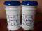 Dwa pojemniki na kawę i cukier wzór INDISCH BLUE