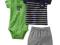 Body bluzka spodenki Carter's Carters 3pc 18m 86cm