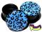 tunel plug 5mm panterka centki z akrylu leopard